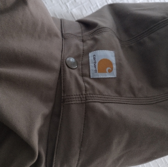 Carhartt Jacket Mens XL Brown Full Swing Cryder Insulated Work 102207 908 - Picture 7 of 14